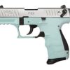 Buy Walther P22QD .22LR 3.42" Threaded Barrel Angel Blue Finish Picatinny Rail 10rd Mag