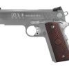 Buy Metro Arms 1911 Bobcut 45 ACP 4.25 Inch Barrel Chrome Finish Novak-Type Rear Sight Hardwood Grips 8 Round