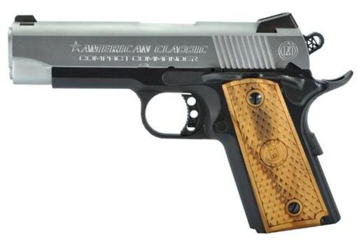 Buy American Classic 1911 Compact Commnder 45 ACP 4.3" Barrel, Hardwood Grip DuoTone, 7rd