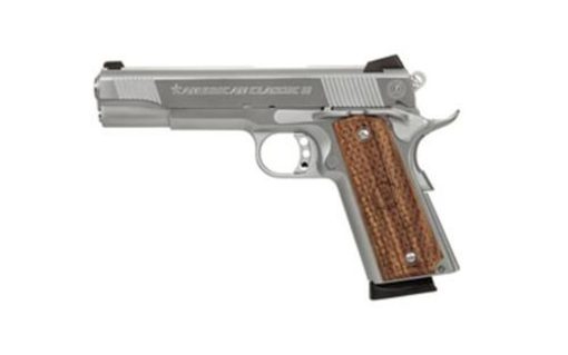 Buy American Classic 1911, 9mm, 5", 8rd, Hardwood Grips, Stainless Steel