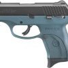 Buy Ruger LC9s 9mm, 3.12", 7rd, Fixed Sights, Titanium Blue Frame