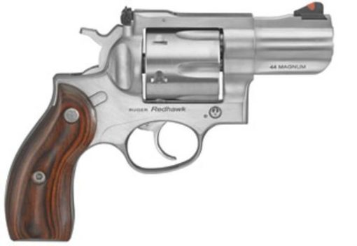 Buy Ruger Redhawk Kodiak Backpack Revolver, 44 Mag 2.75" Wood Grips Satin Nickel Finish