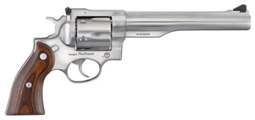 Buy Ruger Redhawk, .44 Mag, 7.5" Barrel, 6rd, Satin Stainless, Wood Grips