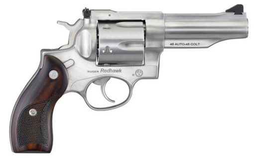 Buy Ruger Redhawk, 45 ACP / .45 Colt, 4.2" Barrel, 6rd, Satin Stainless, Wood Grips