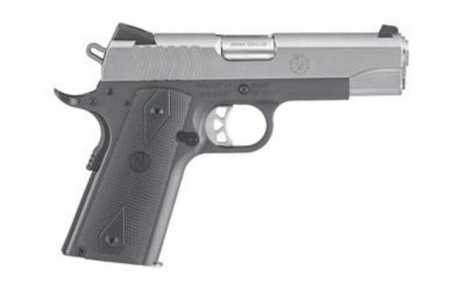 Buy Ruger SR1911 Commander Pistol, 9mm, 4.25", Rubber Grip, 9rd, Two Tone