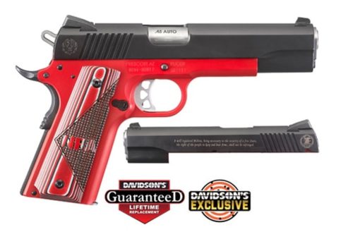 Buy Ruger SR1911 NRA Special Edition 45 ACP 5" Barrel Black Nitride Slide with NRA Logo 7rd & 8rd Mag