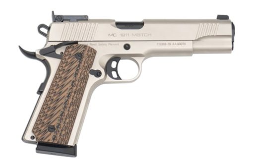 Buy Girsan MC1911 Match 45 ACP, 5" Barrel, Ambi Safety, Nickel, 8rd