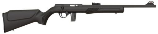 Buy Rossi RB22 22LR, 18" Barrel, Black, Synthetic Stock, 10Rd, Adjustable Fiber Optic Sights