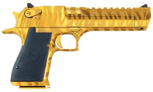 Buy Magnum Research Desert Eagle Mark XIX Pistol .44 Magnum 6" Barrel Titanium Gold With Tiger Strips 7rd