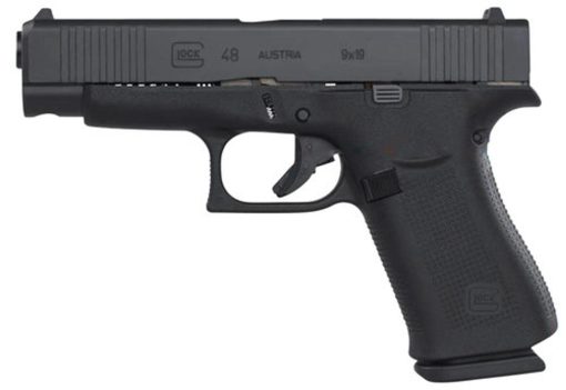 Buy Glock G48, 9mm, 4.17" Barrel, 10rd, AmeriGlo Fiber Optic, Black