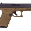 Buy Glock G19 G4 9mm, 4.01", 10rd, Fixed Sights, Flat Dark Earth Frame