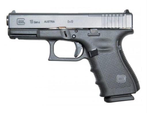 Buy Glock G19 Gen4, MOS 9mm, 4" Barrel, Fixed Sights, 15rd