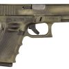 Buy Glock G17 Gen4 Double 9mm, 4.48" Barrel ,OD Green Battleworn Finish, Interchangeable Grips, 17rd Mag