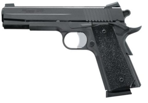 Buy Sig 1911 45 ACP, 5" Barrel, XO Black SAO Contrast Sights Black Polymer Grip (2) 8RD Steel MAG