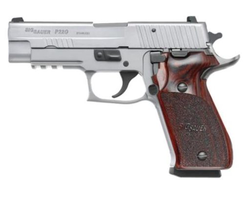 Buy Sig P220 Elite Stainless 45 ACP 4.4" Barrel, Rosewood Grip SS, 8rd