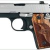 Buy Sig P238 380 ACP 2.7In SAS 2-Tone SAO Siglite Walnut Grip (1) 6RD Steel MAG Dehorned SRT