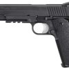 Buy Sig 1911 45 ACP 5.6In TAC OPS Black SAO Siglite Ergo XT Grip (4) 8RD Steel MAG Rail Threaded (.578X28 RH)