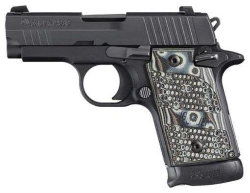 Buy Sig P938 9MM 3IN Extreme Black SAO Siglite Black/Gray G10 Grip (1) 7RD Steel MAG Ambi Safety