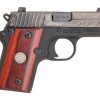 Buy Sig P238 380 ACP 2.7In Engraved Nitron Engraved Slide SAO Siglite Rosewood Grip (1) 6RD Steel MAG