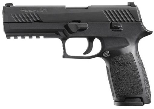 Buy Sig P320 45 ACP 4.7In Nitron Black, Striker Siglite Modular Polymer Grip (2) 10Rd Steel MAG Rail