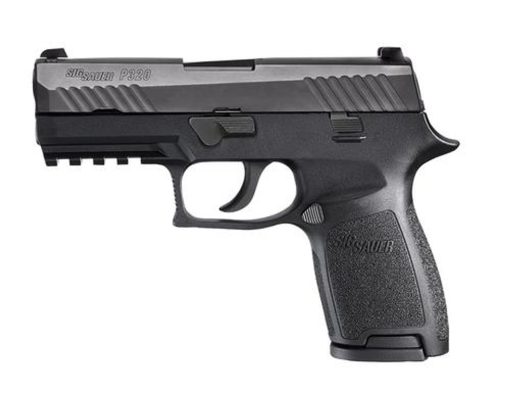 Buy Sig P320 45 ACP 3.9In Nitron Black, Striker Siglite Modular Polymer Grip (2) 9RD Steel MAG Rail