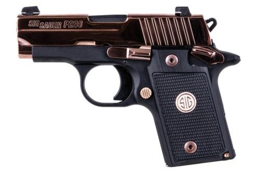 Buy Sig P238, .380 ACP, 2.7" Barrel, 6rd, Siglite, SAO, Rose Gold