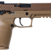 Buy SIG P320 M-17, 9mm, 4.7", 17rd, SIGLITE NS, Coyote Tan