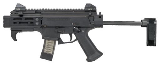 Buy CZ Scorpion EVO 3 S2 Micro 9mm, 4.12" Barrel, SB CZPDW Brace, Black, 10rd