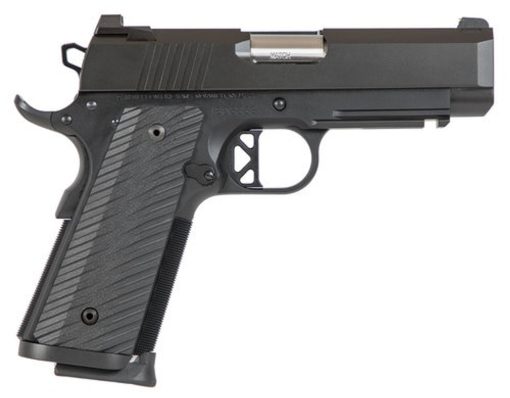 Buy Dan Wesson, TCP 9mm, Semi-automatic, 1911, Commander, 9mm, 4" Bull Barrel, Aluminum Frame, Black, G10 Grips, Holds 8Rds, 1913 Rail, Right Hand, 32oz, Thumb Safety, Brass Bead Front Sight, U-Notch Rear Sight