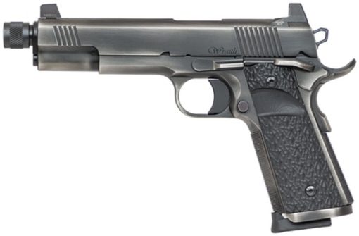 Buy Dan Wesson Wraith 9mm 1911, 5" Threaded Barrel, Distressed Duty Slide Finish, G10 Grips, Night Sights