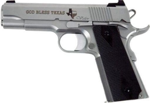 Buy Dan Wesson Valor Commander Texas Edition, 45 ACP, 4.25", 8rd, Matte Stainless