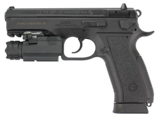 Buy CZ 75 SP-01 Phantom 9mm Black 4.6" Barrel, Rail Mount Tac Light18rd Mag