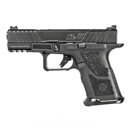 Buy ZEV Technologies O.Z-9 Compact 9mm, 4" Match Grade Barrel, Steel Frame, Polymer Grip, Custom Black Slide And Barrel, 15Rd, ZEV PRO Flat Face Trigger, ZEV Magwell