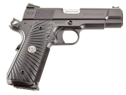 Buy Wilson Combat 1911 Commander Tactical Carry 9mm 5" Barrel, G10 Starburst Grip, OD Green Frame. Black Carbon Slide, 8rd