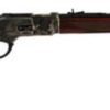 Buy Cimarron Firearms Model 1873 Short Rifle With Checkered Pistol Grip .357 Magnum 20" Octagon Barrel Blue Finish Walnut Stock 10rd