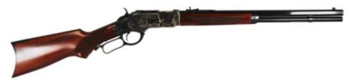 Buy Cimarron Firearms Model 1873 Short Rifle With Checkered Pistol Grip .357 Magnum 20" Octagon Barrel Blue Finish Walnut Stock 10rd