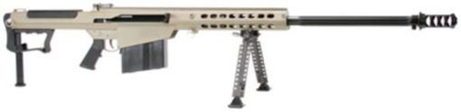 Buy Barrett M107A1 .50 BMG, 29" Chrome Lined Fluted Barrel, Black Muzzle Brake, Tan Cerakoted Receiver, 10rd