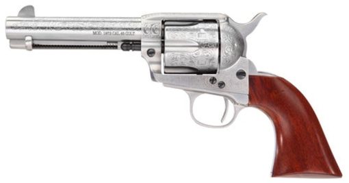 Buy Taylors 1873 Cattleman Floral White 45 LC, 4.75" Barrel