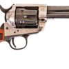 Buy Cimarron Old Silver Frontier 45 Long Colt 4.75" Barrel Engraved Checkered Walnut Grips