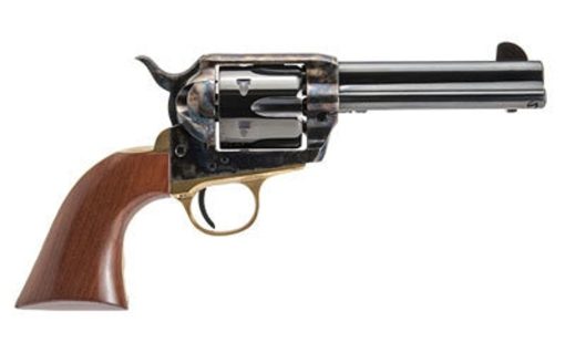 Buy Cimarron Pistolero Revolver, Single Action, 357 Mag/38 Special, 4.75" Barrel, Steel Frame, Black, Walnut Grips, 6Rd PPP357