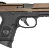 Buy FN FNS 9 Compact, 9mm, 3.6", 12/17rd Mags, Black Frame, Bronze Slide