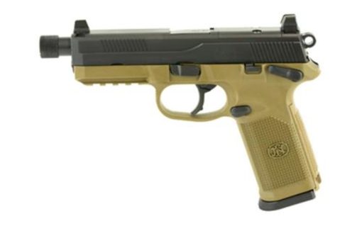 Buy FN FNX 45 Tactical, 45 ACP, 5.3" TB, 10rd, NS, Flat Dark Earth Frame