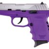 Buy SCCY CPX-2, O Manual Safety 9mm 3.1" Barrel SS Slide Finish Purple Frame 10rd Mag