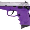 Buy SCCY CPX-1 9mm 3" Barrel Natural Satin SS Slide/Purple Frame 10rd Mag