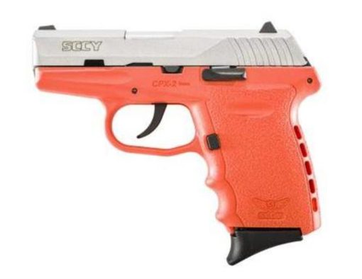 Buy SCCY CPX-2 9mm, 3.1" Barrel, Orange Frame, SS Slide, 10rd