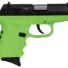 Buy SCCY CPX-2 Carbon 9mm, 3.1" Barrel, Lime Grip, Black Stainless Steel Slide, 10rd