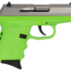 Buy SCCY CPX-2 Carbon 9mm, 3.1" Barrel, Lime Grip, Stainless Steel Slide, 10rd