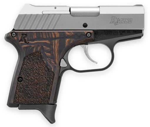 Buy Remington RM380 Micro Executive 380 ACP 2.75" Barrel Laminate Macassar Grip Black Aluminum Frame SS Slide 6rd Mag