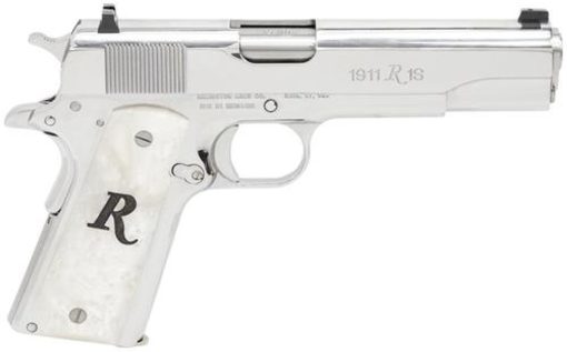 Buy Remington 1911 R1 45 ACP, 5" Barrel, High Polish Stainless Steel 8 Rnd