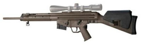 Buy PTR Model MSR Modern Sporting Rifle .308, 18" Target Barrel, Dark Earth Furniture, Cheek Piece, 5 Rnd Mag